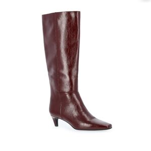 Women’s Tall Burgundy Knee-High Boots